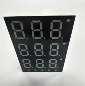 Customized Design Ultra white three line 9 Digit 0.36" 7 Segment LED Display for home appliances