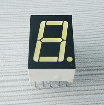 Ultra white 0.56" common cathode 7 segment led display single digit