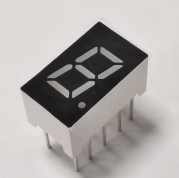 Pure white 4-inch common anode single digit large size seven segment led displays for outdoor use