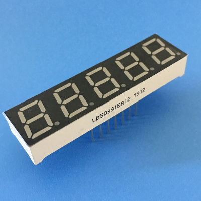 0.39" 5 Digit 7 Segment LED Display common cathode for temperature indicator