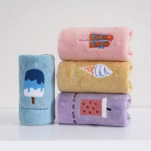 Coral Velvet Towel
