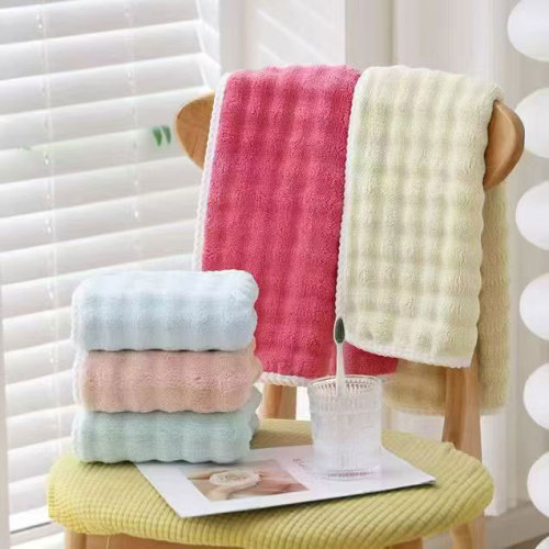 Coral Velvet Towel
