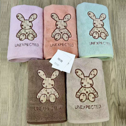 Coral Velvet Towel