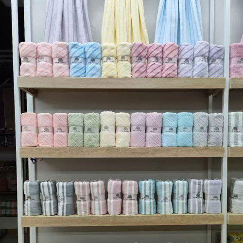 Coral Velvet Towel