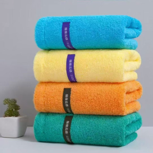 Coral Velvet Bath Towel