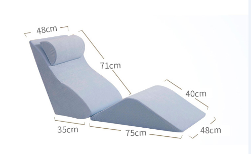 Konfurt Pregnancy Back Bed Support Memory Foam Wedge Pillow