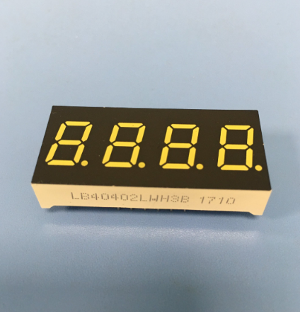 Ultra Bright Red 4 Digit 0.4inch LED Display 7 Segment Common Cathode for Instrument Panel