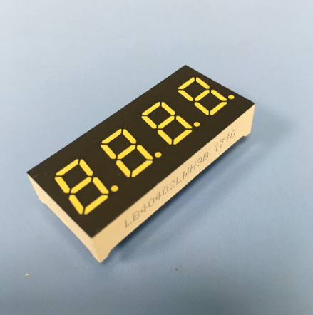 Ultra Bright Red 4 Digit 0.4inch LED Display 7 Segment Common Cathode for Instrument Panel