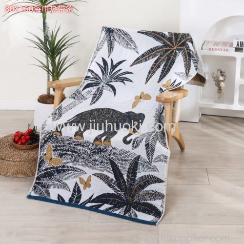 100% all-cotton gauze multi-layer bath towel multi-functional blanket