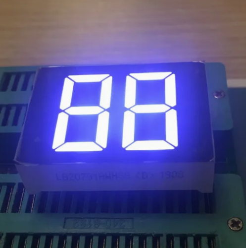2 Digit Common Anode White LED Display for Water Heating