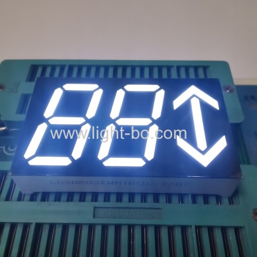 Ultra bright white Arrow LED Display 3 Digit 0.22mm common anode for Lift Control Panel