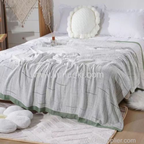 Bamboo fiber cool blanket