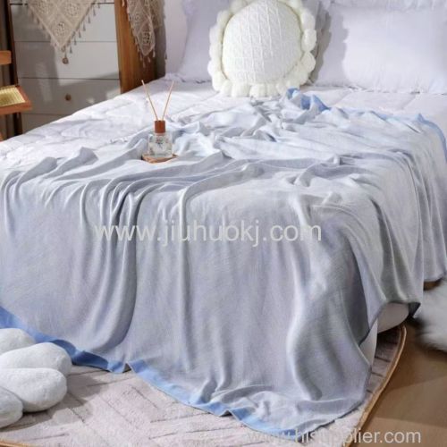 Bamboo fiber cool blanket
