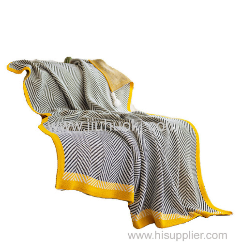 Knitted blanket office nap all-season blanket cover blanket decorative blanket