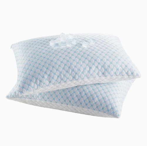 Konfurt Icy Cool Memory Foam Pillow for Menopause with Washable and Removable Cover