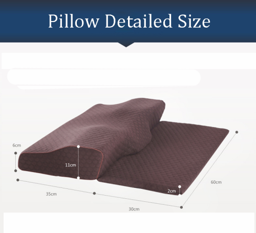 Konfurt Wholesale Memory Foam Pillow Deep Sleeping Orthopedic Magnetic Pillow Ergonomic Cervical Pillow for Neck Pain