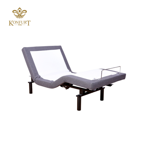 Konfurt Smart hybrid folding adjustable electric split king size firm foam memory bed mattress base