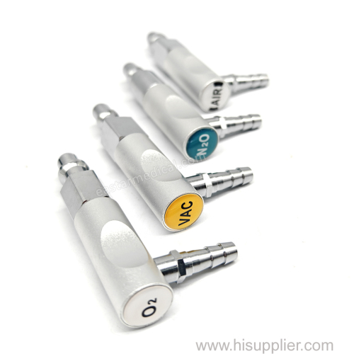 DIN Type Connection N2o Connector Oxygen Vaumm Air Gas Probe Adaptors