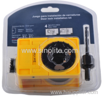 Door Lock Installation Kit for Wood