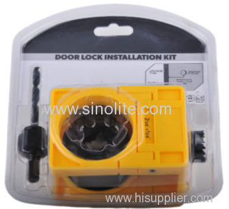 Door Lock Installation Kit for Wood