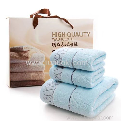 Soft Cotton Towel with Excellent Water Absorption