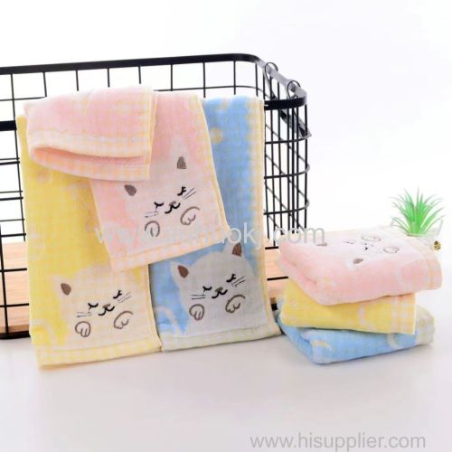 Soft Cotton Towel with Excellent Water Absorption