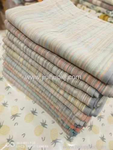 100% pure cotton green printed quilt