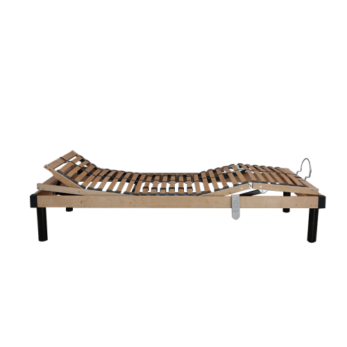 Konfurt Modern cheap wood slatted Frame adjustable bed bedroom sets