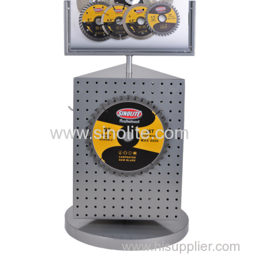 Small Display Stand for Abrasive Discs and Saw Blades
