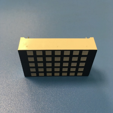 Bright blue 3mm 5*7 sqaure dot matrix led display row cathode column anode for elevator floor indicator