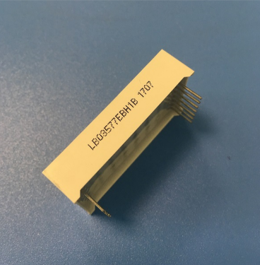 Bright blue 3mm 5*7 sqaure dot matrix led display row cathode column anode for elevator floor indicator