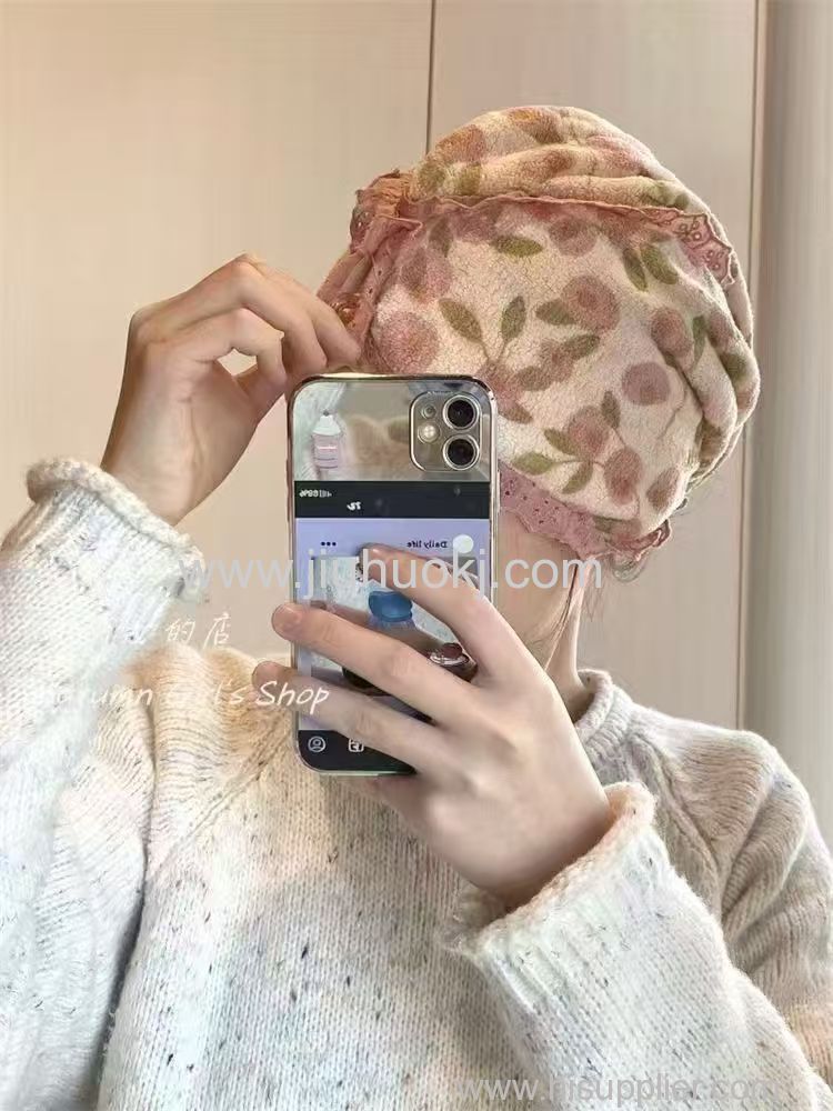Korean-style bath towel fresh and delicate floral lace-trimmed strappy nightgown thin coral fleece bath towel