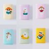 Soft comfortable fresh and cute cartoon coral velvet towel embroidered towel bath towel set