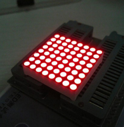 3mm 8 x 8 Amber Dot Matrix LED Display