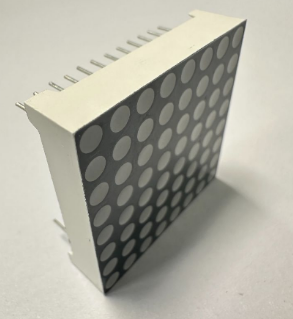 3mm 8 x 8 Amber Dot Matrix LED Display