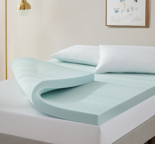 Customized Bamboo Memory Foam Mattress Topper Vacuumed in a Box