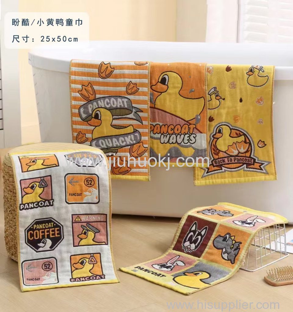 The latest 100% cotton gauze fabric is super soft and highly absorbent for face towels bath towels and children's quilt