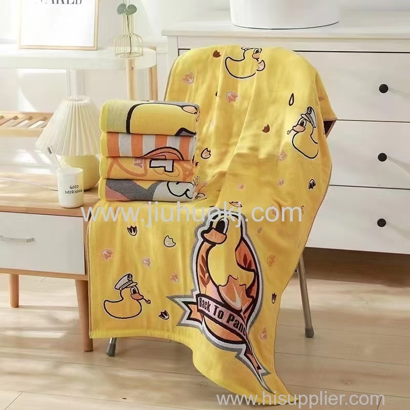 The latest 100% cotton gauze fabric is super soft and highly absorbent for face towels bath towels and children's quilt