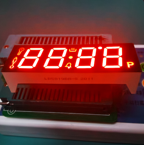 Red 4 Digit 7 Segment LED Display Common Anode for oven timer controller
