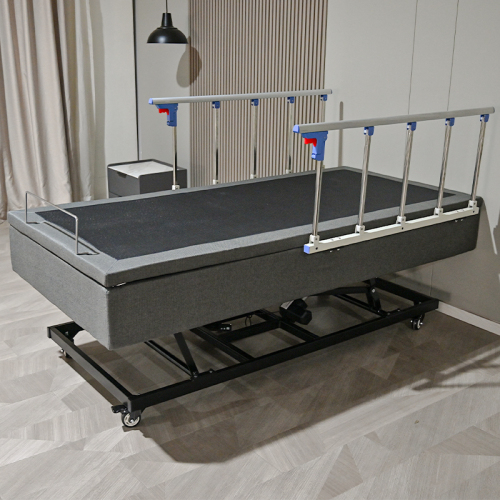 Konfurt Electric Lift Storage Bed Upholstered Wired or Wireless Handset with Storage