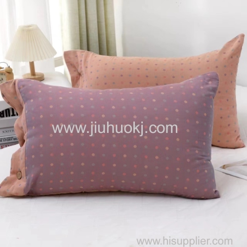 Baby-Grade Quality Double-Layer Cotton Pillowcase - Soft & Non-Fuzzy