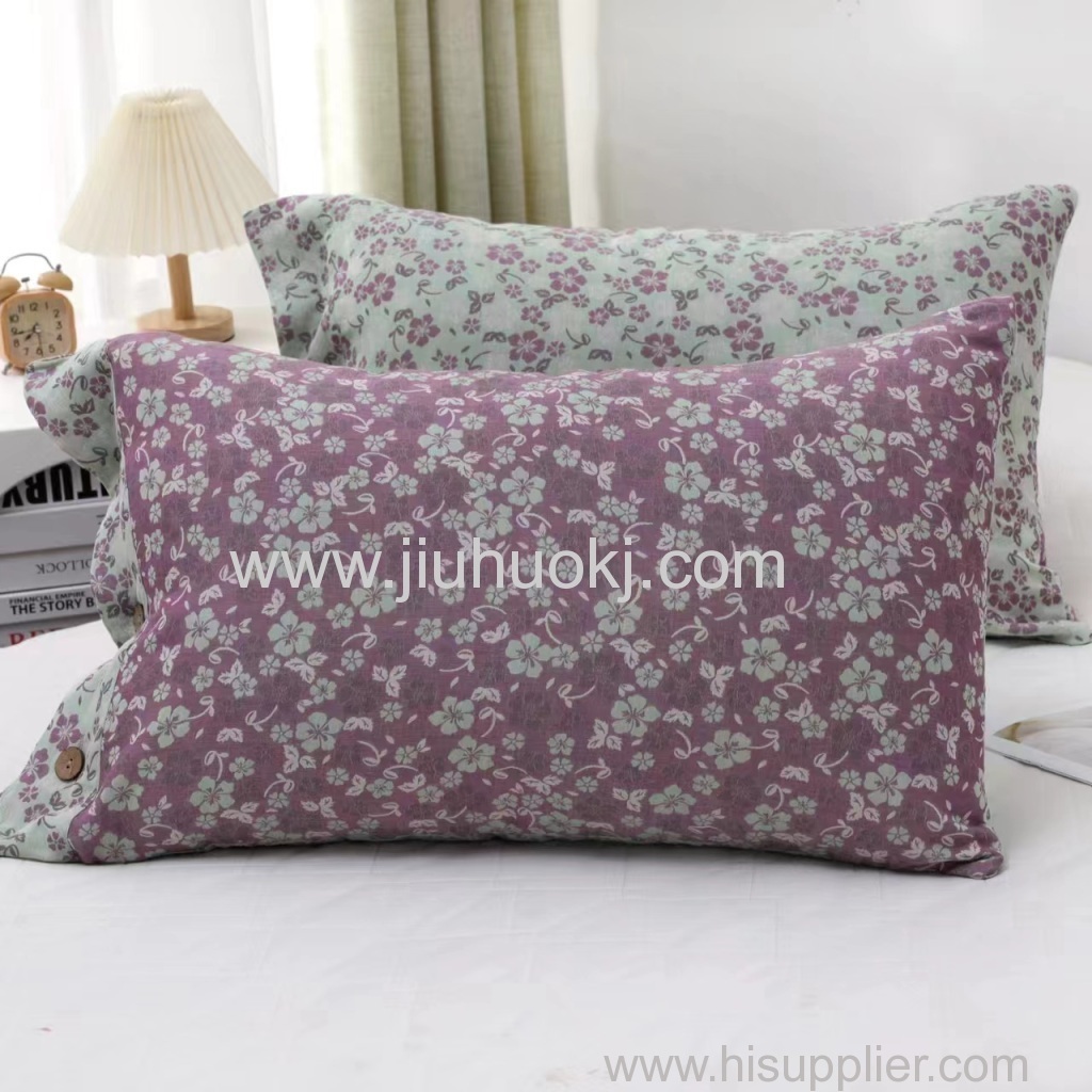 Baby-Grade Quality Double-Layer Cotton Pillowcase - Soft & Non-Fuzzy