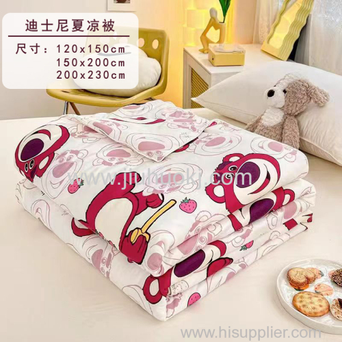 Child-Friendly Lightweight Quilts Gentle Material Perfect For Hot Nights
