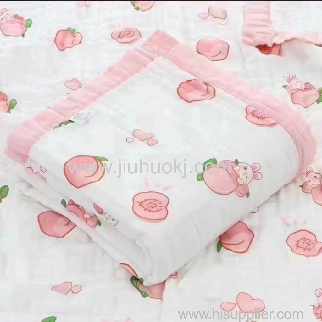 Adorable Six-Rung Sturdy Child's Crib Made from Comforting & Airy Cotton