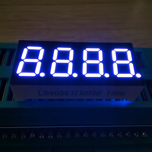 Bright white 4 Digit 0.36" 7 Segment LED Display common anode for instrument panel