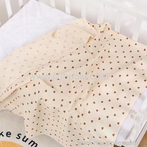 Multi-functional Child-Friendly Twofold Textured Cotton Coverlet