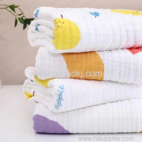 Baby-Friendly Premium Cotton Material with Fruit Print Design