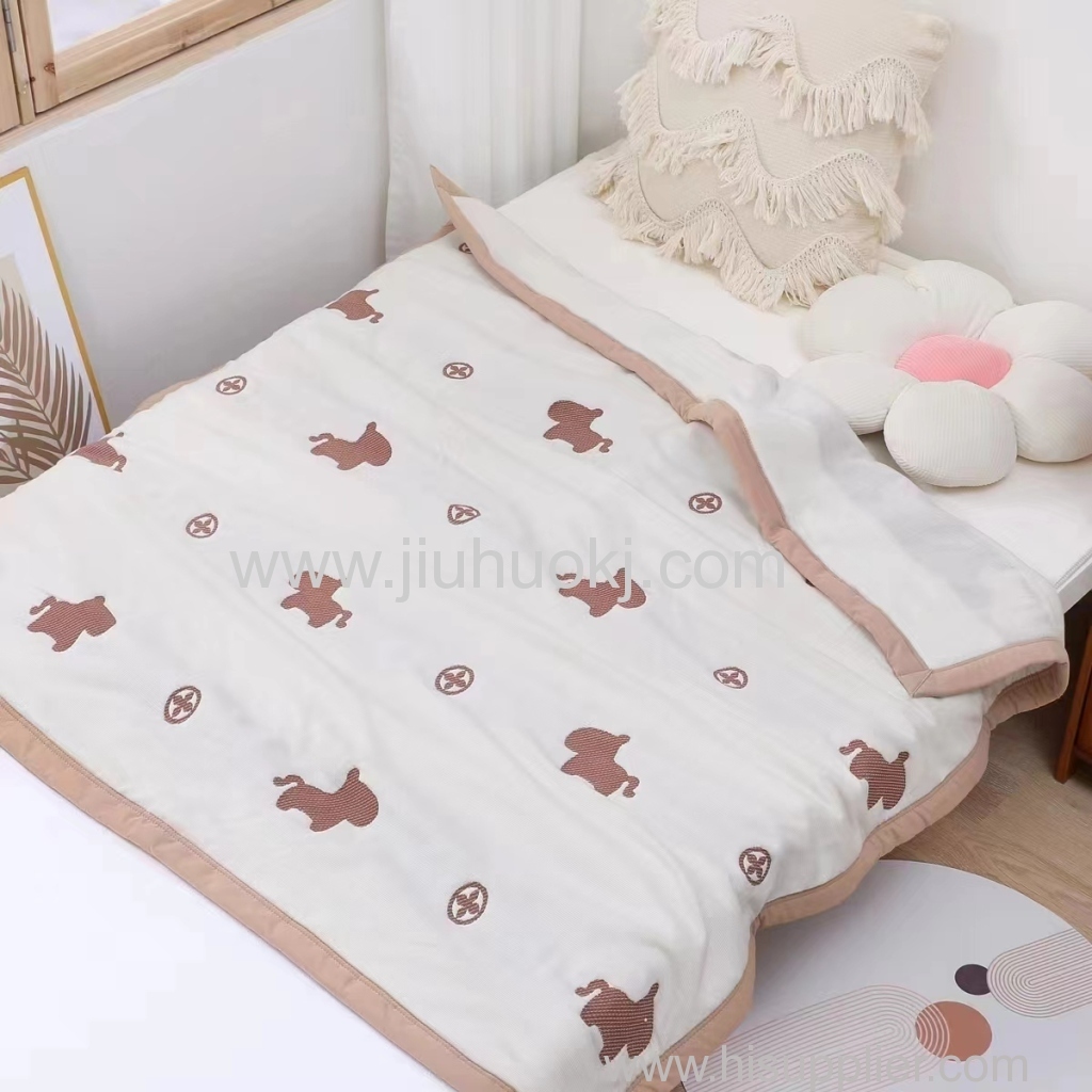Premium Ten Layer Jacqut Pattern Cotton Fabric for Visible Layers