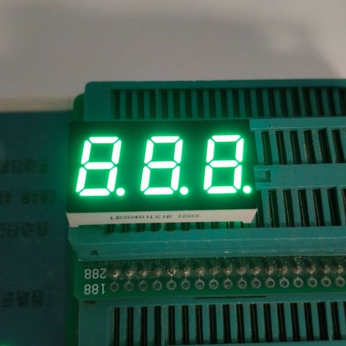 Pure Green LED Display 7 Segment Common Anode for Coffee Machine