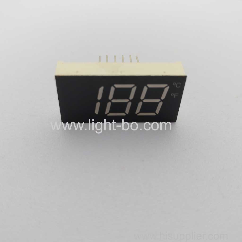 3 Digit 7 Segment LED Display for Freezer Control